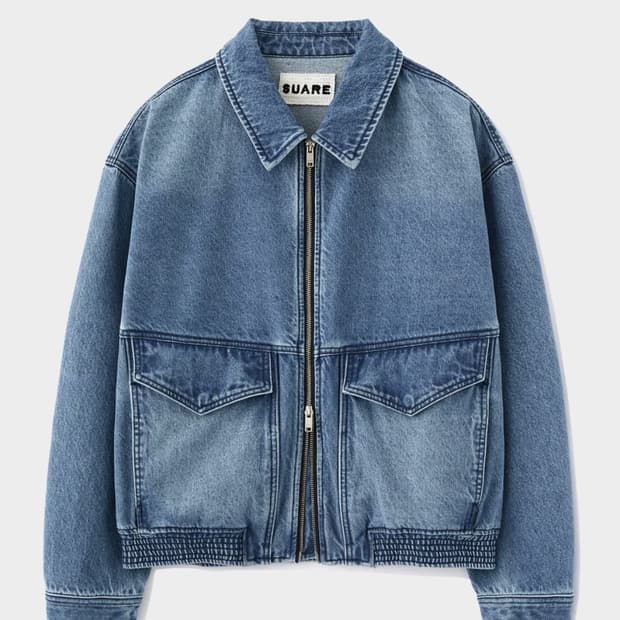 수아레 데님 블루종 자켓