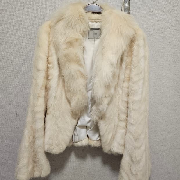 YK038 스크랩 밍크 자켓