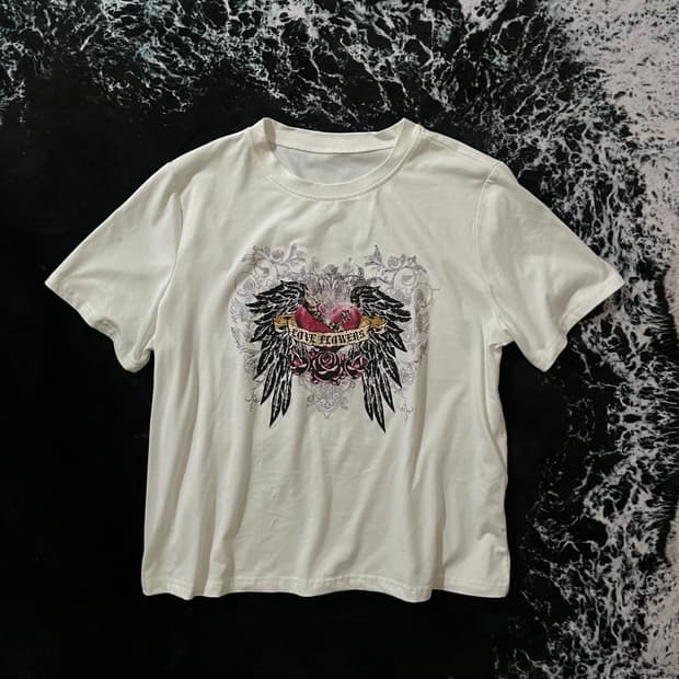 펑크 하트반팔티