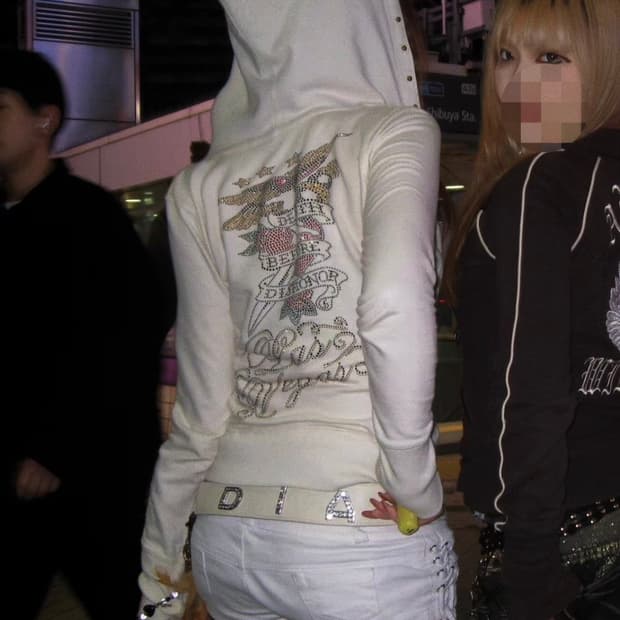 d.i.a 후드집업 오네갸루 펑크 후드집업 공겜여주 갸루 후드집업 다이아