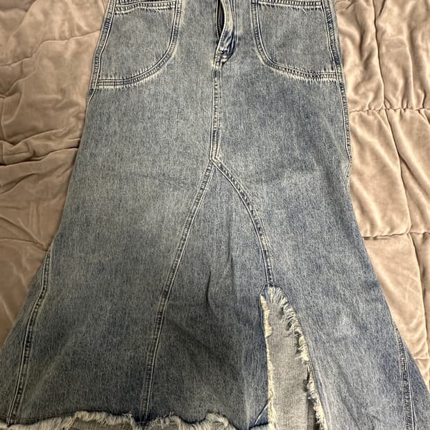 일본 빈티지 머메이드 롱 스커트 