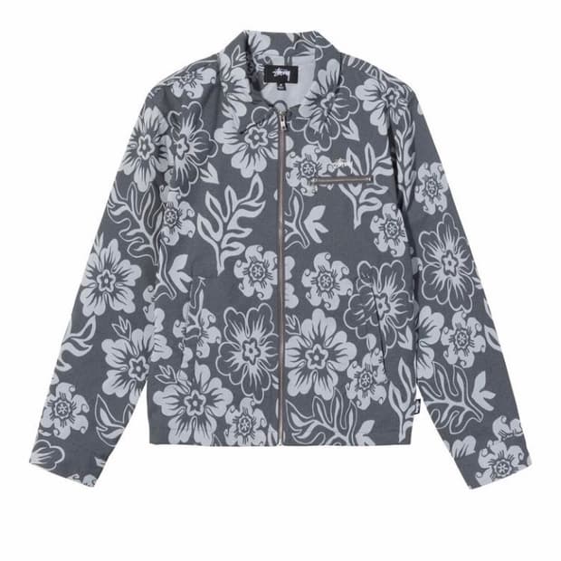 스투시 HAWAIIAN ZIP JACKET