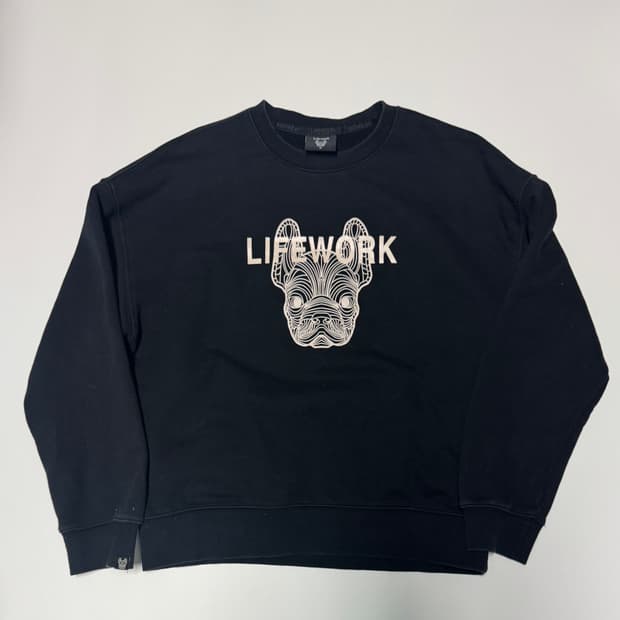 여성 라이프워크 배리어스 로고 스웻 맨투맨