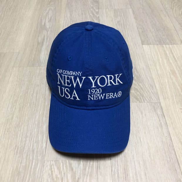 (ONE SIZE) 뉴에라 NEW ERA 언스트럭쳐 스크립트 볼캡 블루