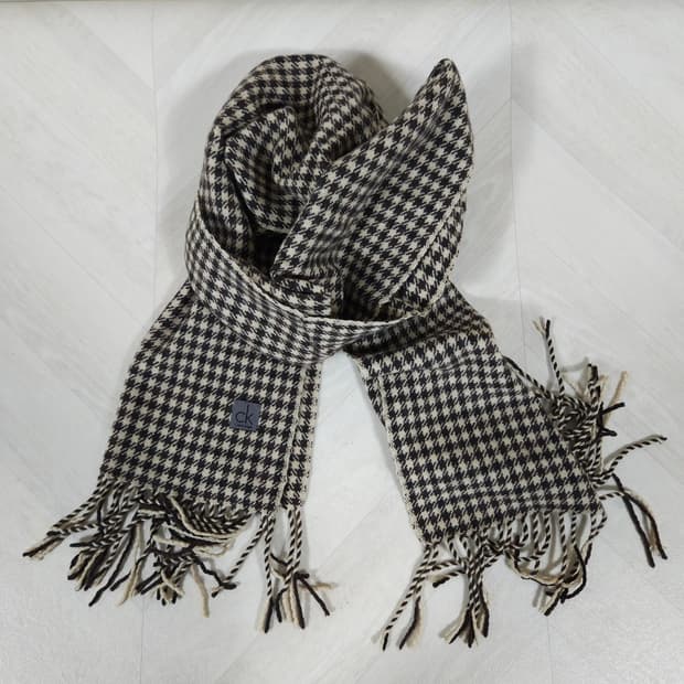 CK 캘빈클라인 캐시미어 혼방 머플러 목도리