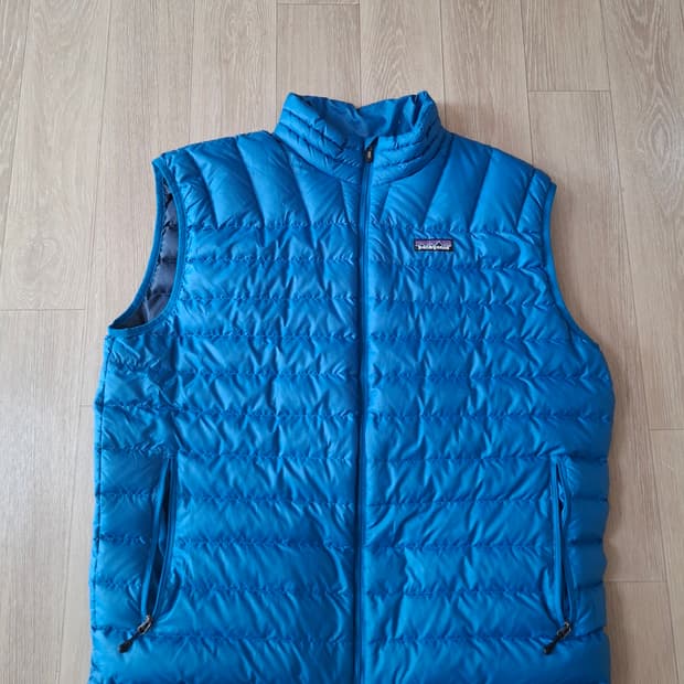 L 파타고니아 다운 스웨터 패딩 베스트 블루