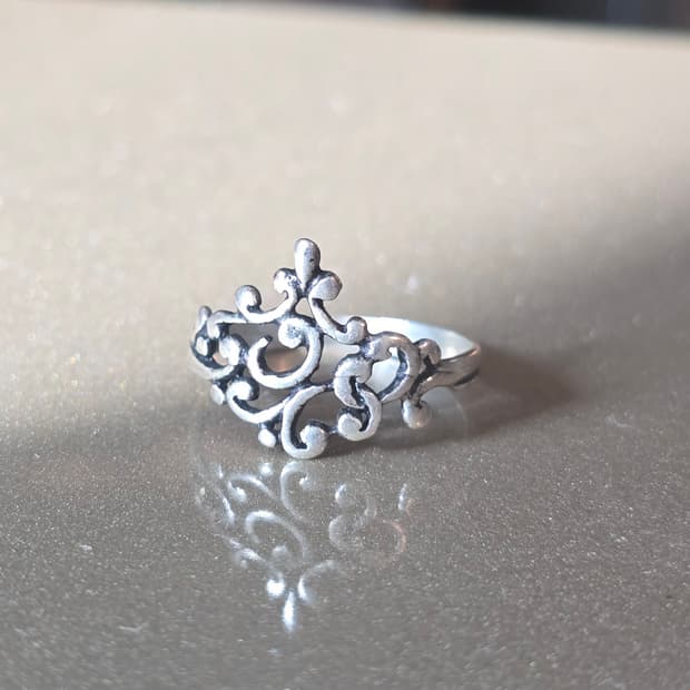 빈티지 셀틱 실버 925 은반지