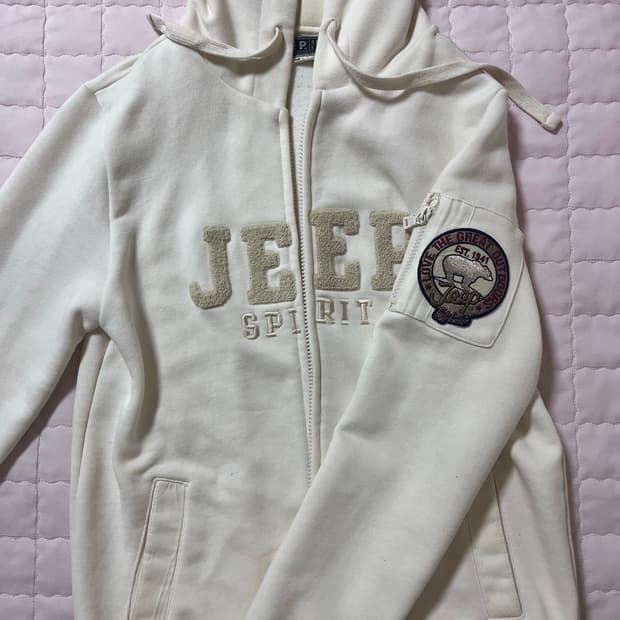 지프 폴라베어 후드집업 sm