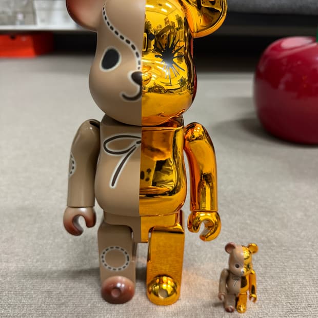 미하라 야스히로 베어브릭 400%,100% set