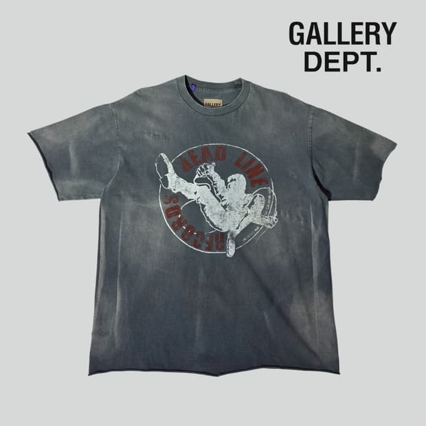 [L]갤러리디파트먼트 헤드라인 반팔