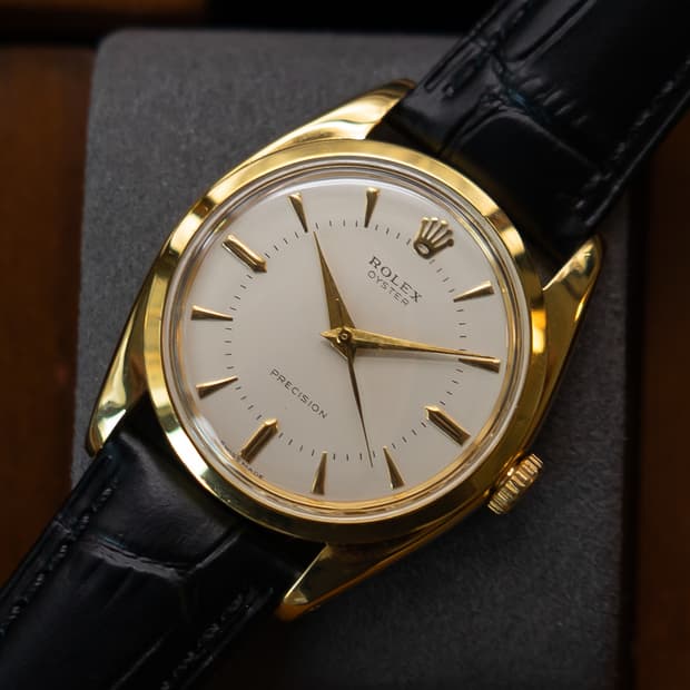 롤렉스 오이스터 프리시전 6422 34mm 빈티지 수동 시계