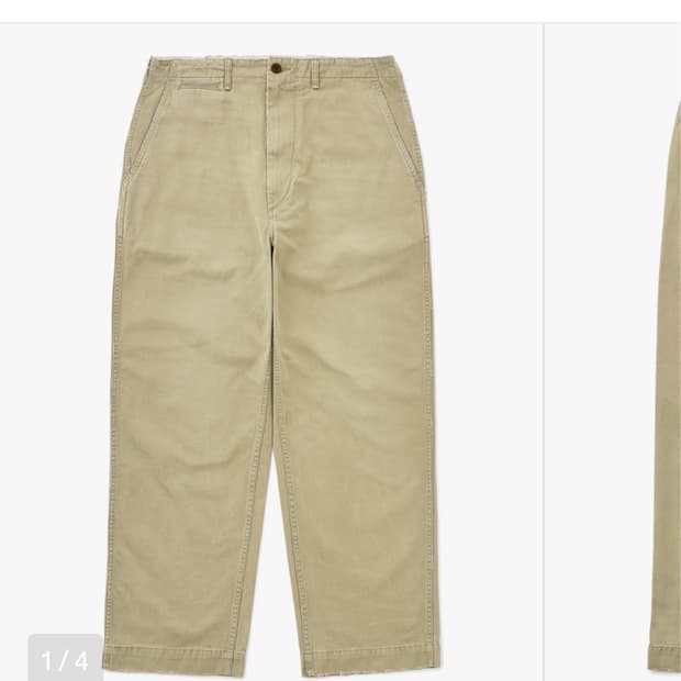 카키스 KHAKIS CRAFT COTTON PANTS