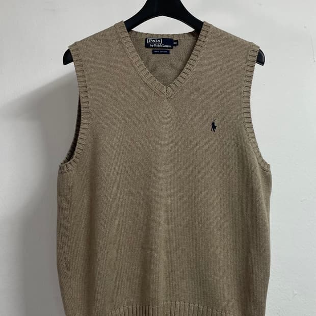 폴로 랄프로렌 코튼 니트 조끼 (on.538)