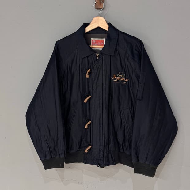 Belle Paule 버클 더플 봄버자켓 