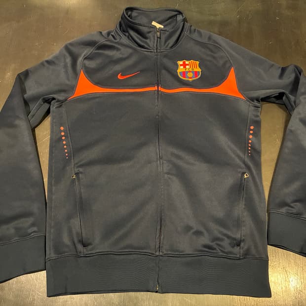 L) 나이키 바르셀로나 트랙탑 져지 네이비