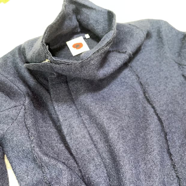 Poppy red drape wool jacket