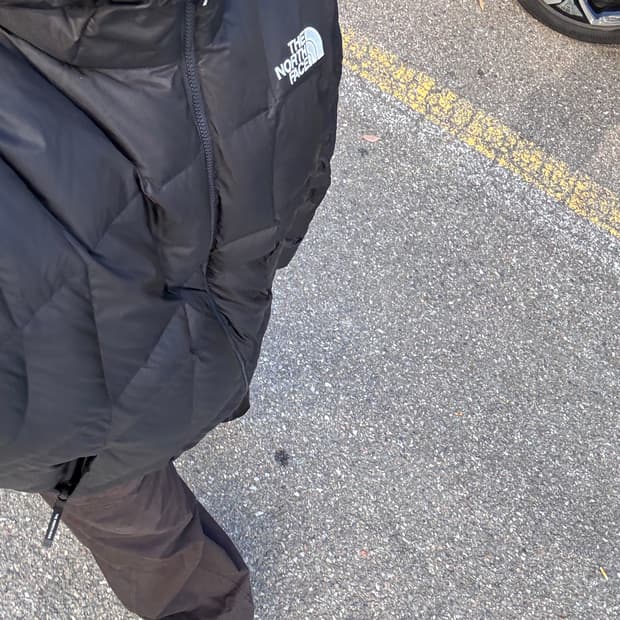 노스페이스 화이트라벨 온볼 패딩 M