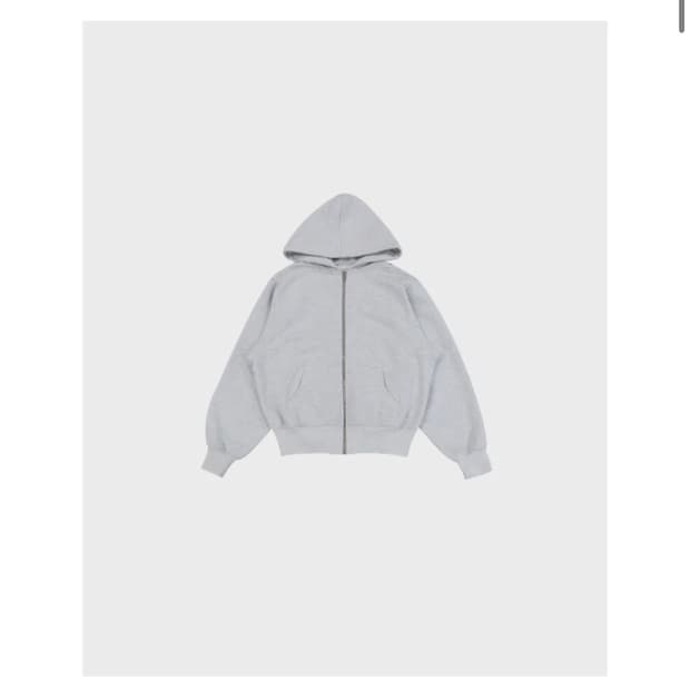 Freckle 프레클 베이직 후디 멜란지 그레이