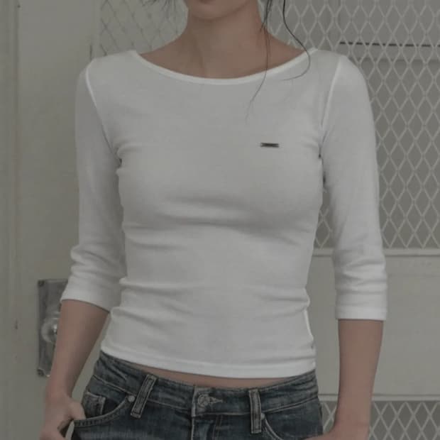 카키포인트 뮤티드 보트넥 탑
