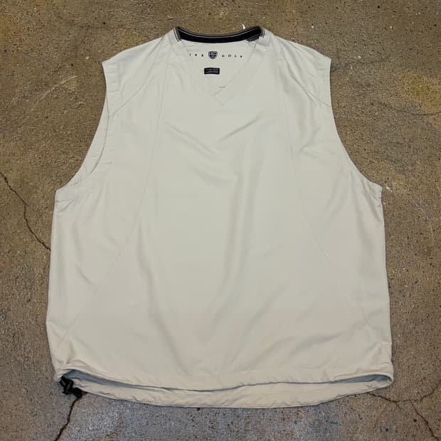 00s 미국 빈티지 나이키 골프 베스트 니트 바람막이 조끼