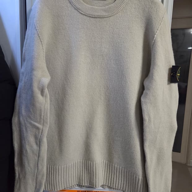 [M] 스톤아일랜드 램스울 베이지 니트