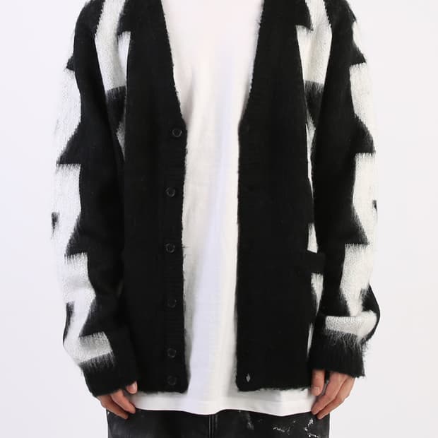 오베이 덱스터 가디건 DEXTER CARDIGAN BLACK MULTI