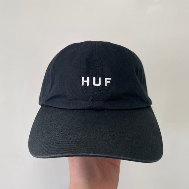 허프 Huf 블랙 스트랩 볼캡
