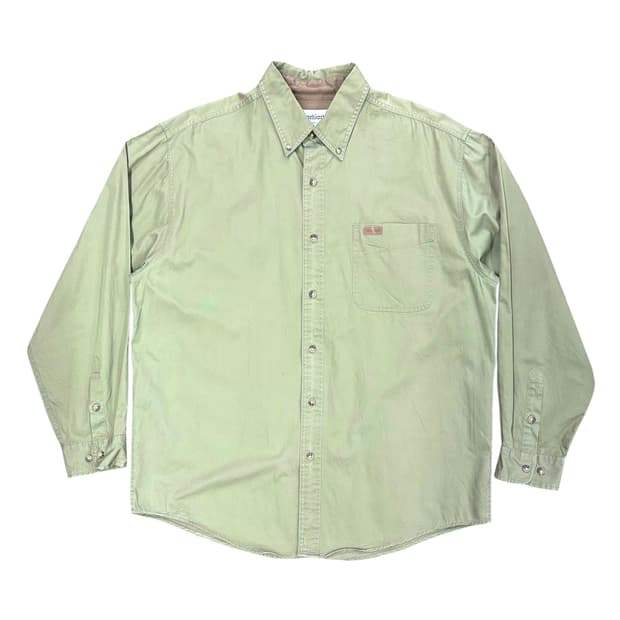 (L) 칼하트 카키 원포켓 워크 셔츠