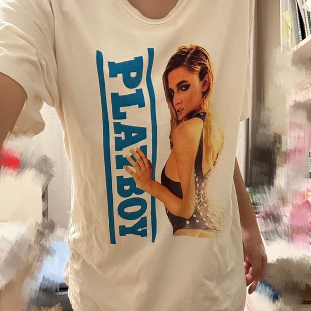 히스테릭 글래머 플레이보이 티셔츠