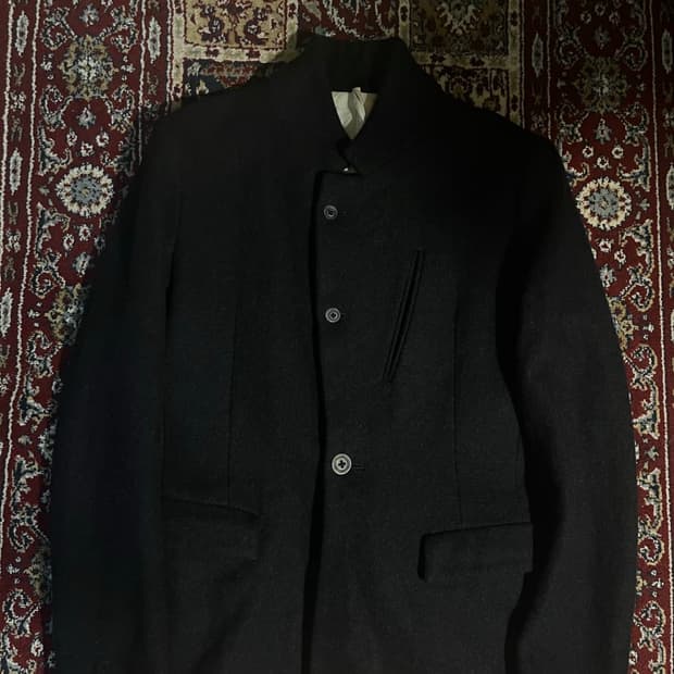 The Viridi Anne 더 비리디안 스탠드카라 울 자켓