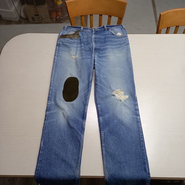 35-36 93's 리바이스619 오렌지탭 일자진 커스텀 36-437