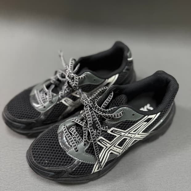 아식스 Asics Gel-1130 Black Glacier Grey - 