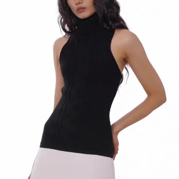 새상품)스위트칠링 CABLE KNIT SWEATER DRESS