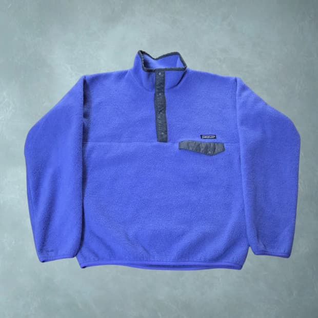 (M/55~)파타고니아 90s 형광 블루 신칠라 플리스