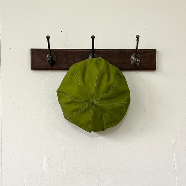 Japan vtg 레더 캡 