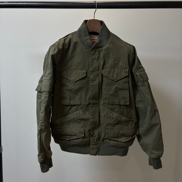 (S) Levis 리바이스 밀리터리 코튼 탱커 자켓