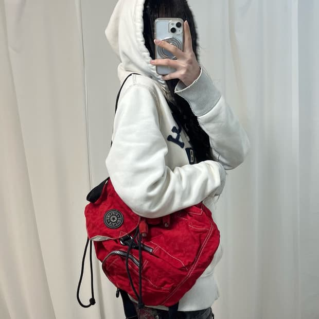 Kipling Red Backpack 