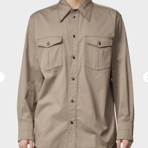 르메르 웨스턴 셔츠 브라운 [50]