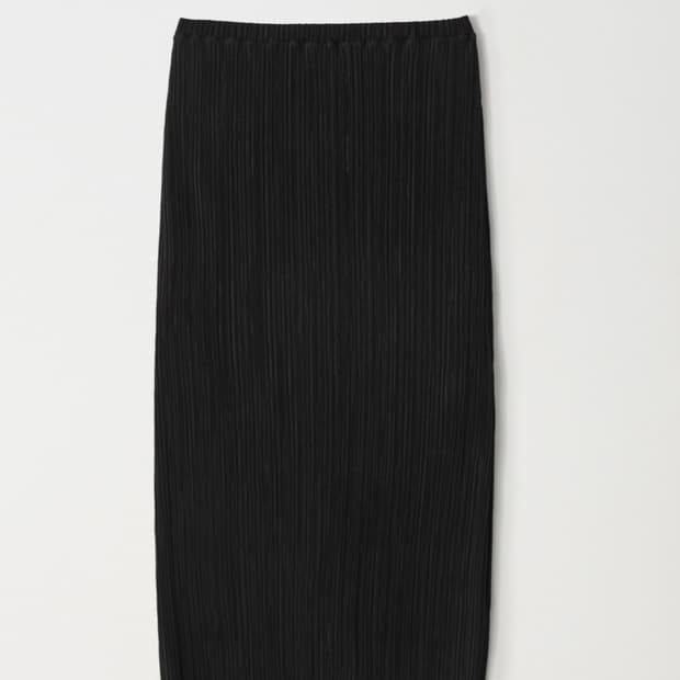 아르토 Pleated Skirt_Black