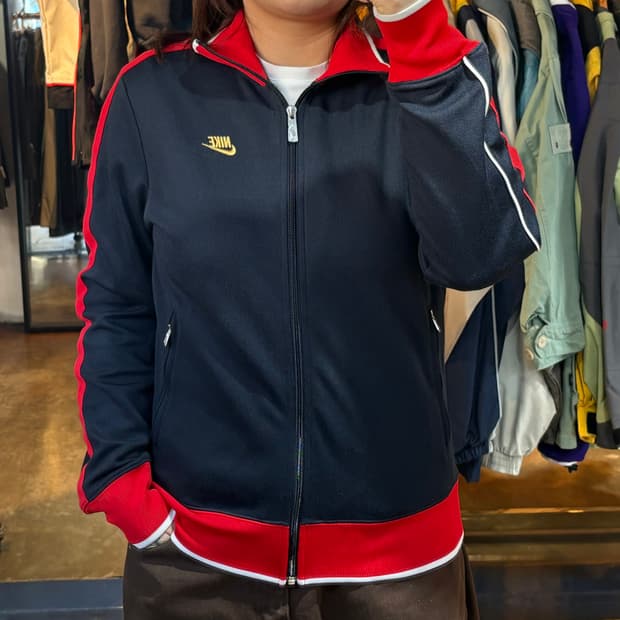 나이키 네이비 트랙탑