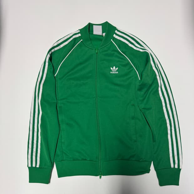 아디다스 슈퍼스타 투 웨이 트랙탑 져지 M ~ L 그린