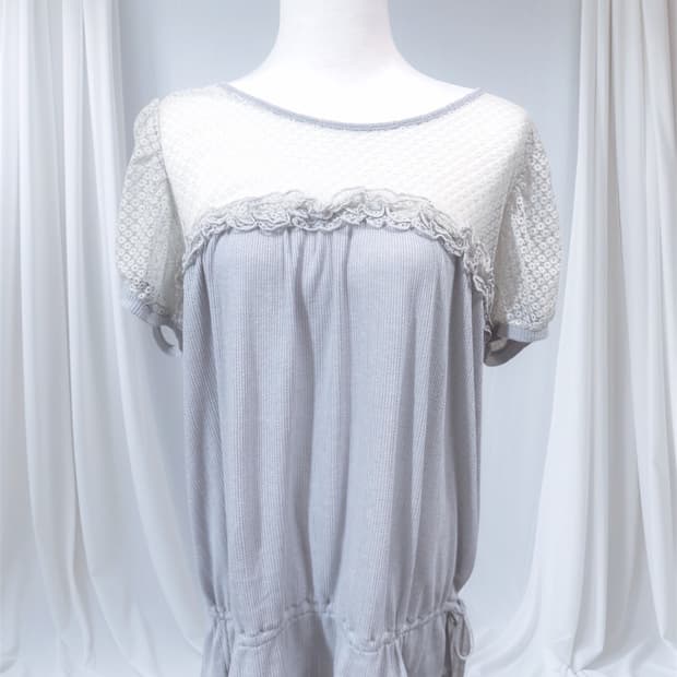 빈티지 모리걸 로걀 원피스