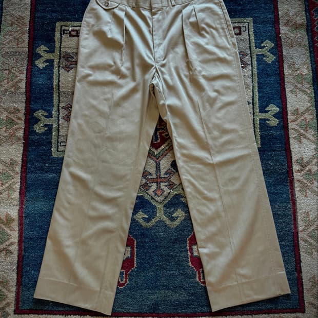 70s Thomson Beige Dress Chino Pants