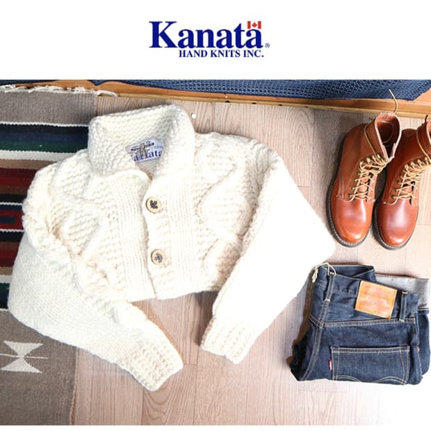 캐나다 핸드메이드 양모100% KANATA 카나타
코위찬 스웨터
