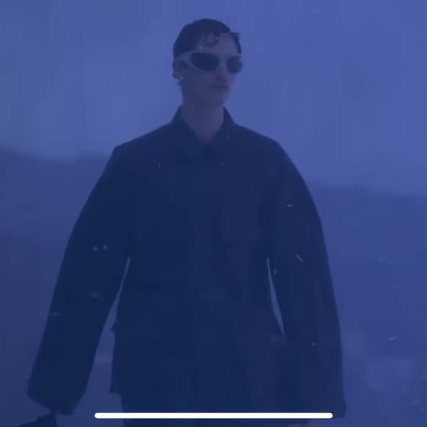 발렌시아가 워크웨어 드릴 카고 자켓 3