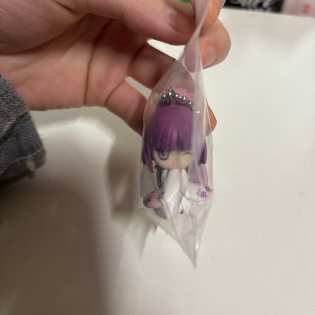 캐릭캐릭체인지 마리 피규어 키링 가챠 시아 