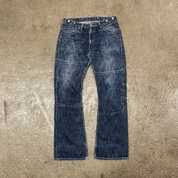 00s Levis825 더블니 데님 부츠컷 (35“)