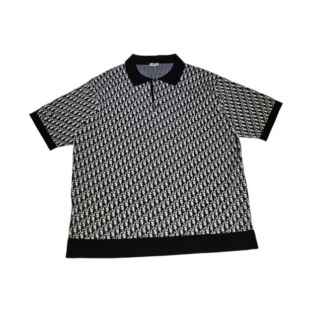 디올 오블리크 니트 폴로 티셔츠[3XL]