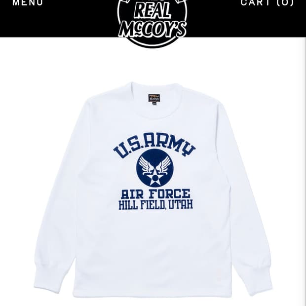 리얼맥코이 US ARMY AIRFORCE 롱슬리브