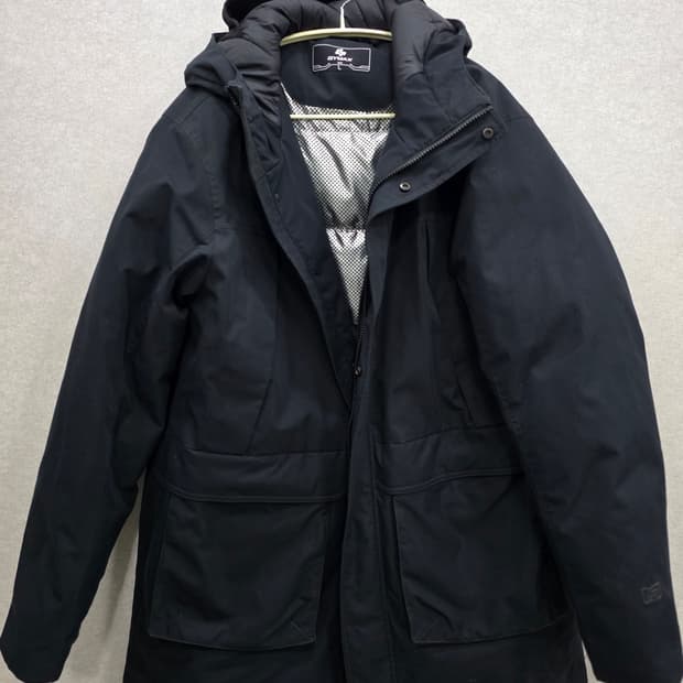 GYMAX  남성 다운 후드 패딩